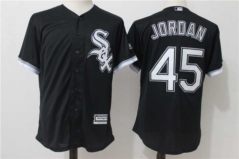 Chicago White Sox #45 Michael Jordan Black New Cool Base Stitched Jersey,We sell and wholesale Chicago White Sox #45 Michael Jordan Black New Cool Base Stitched Jersey on line form chian!